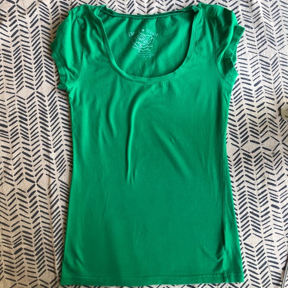 Derek Heart💜-Cap Sleeved Tee - Picture 1 of 3